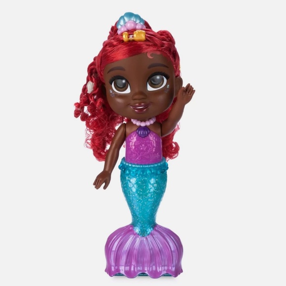 Disney Junior's Ariel Splash and Glow Doll 11 1/2'' New - Picture 2 of 7